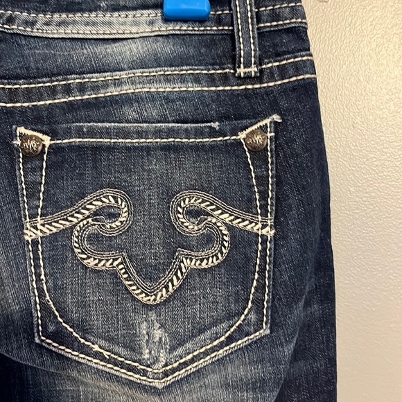 Express Rerock Boot Cut Jeans, Size 6R - Picture 4 of 5